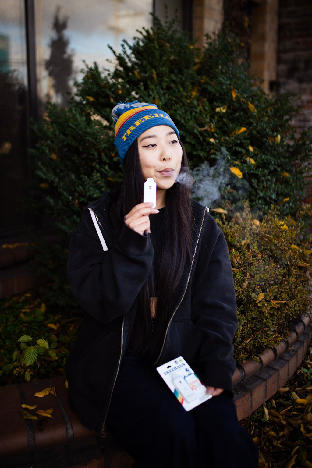 Retro Treehaus Pom Beanie