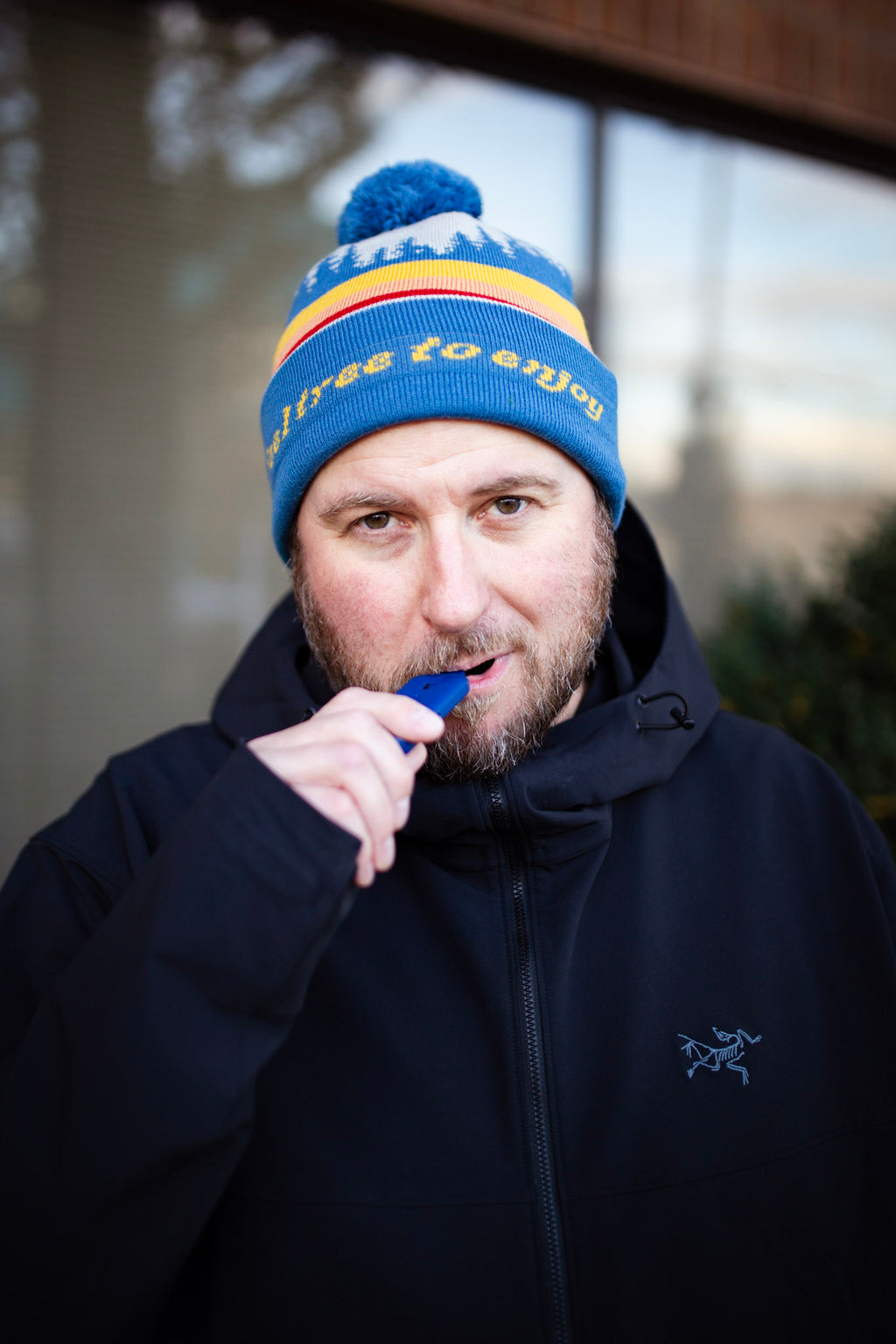 Retro Treehaus Pom Beanie