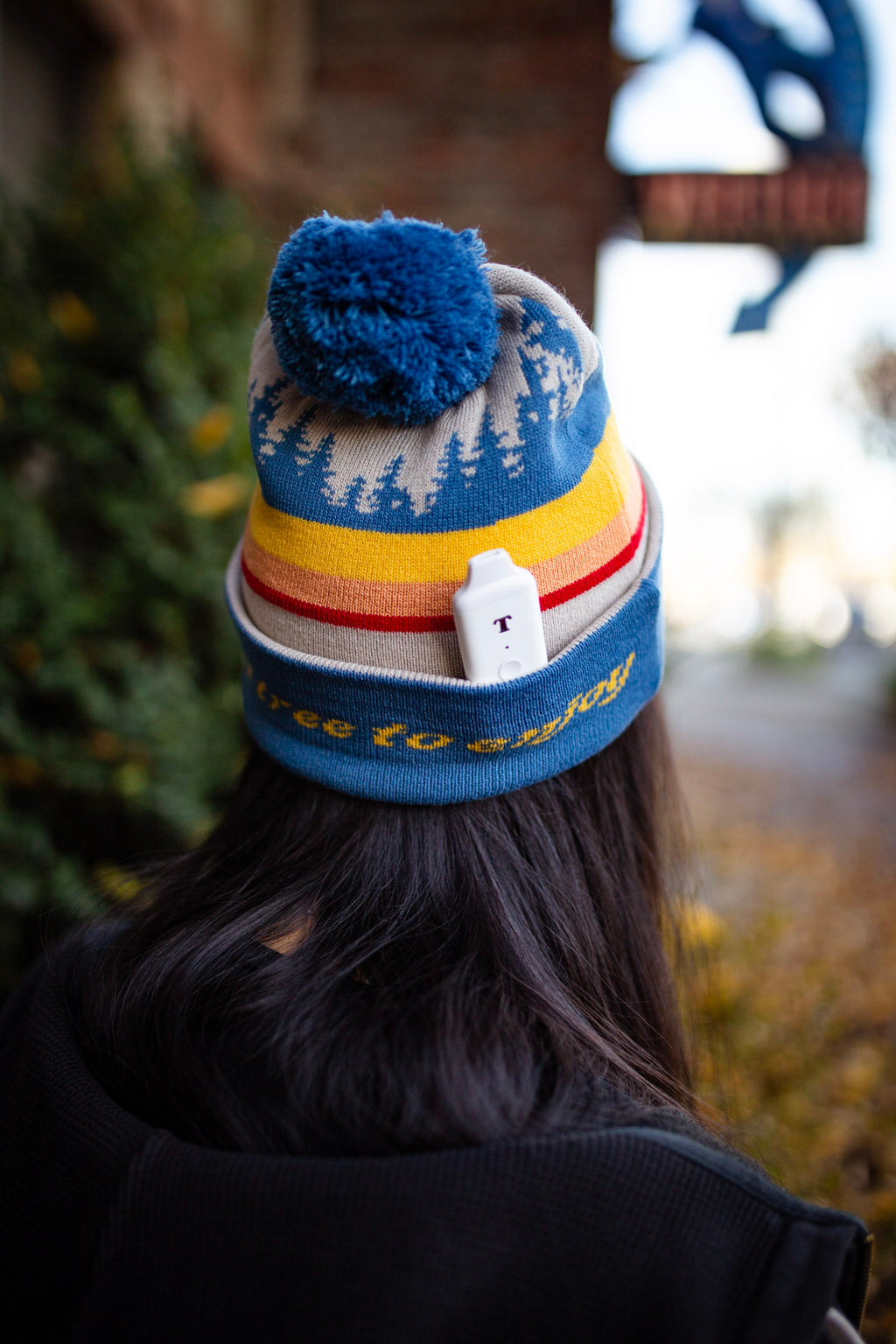 Retro Treehaus Pom Beanie
