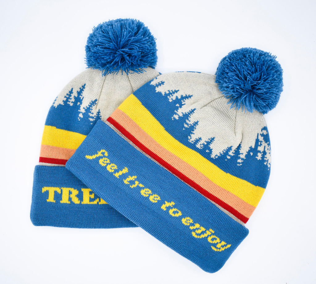 Retro Treehaus Pom Beanie