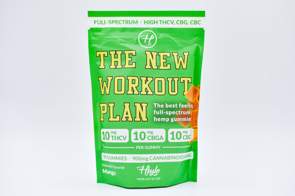 The New Workout Plan - THCV, CBG, CBC Gummies (30mg, 30 Ct)