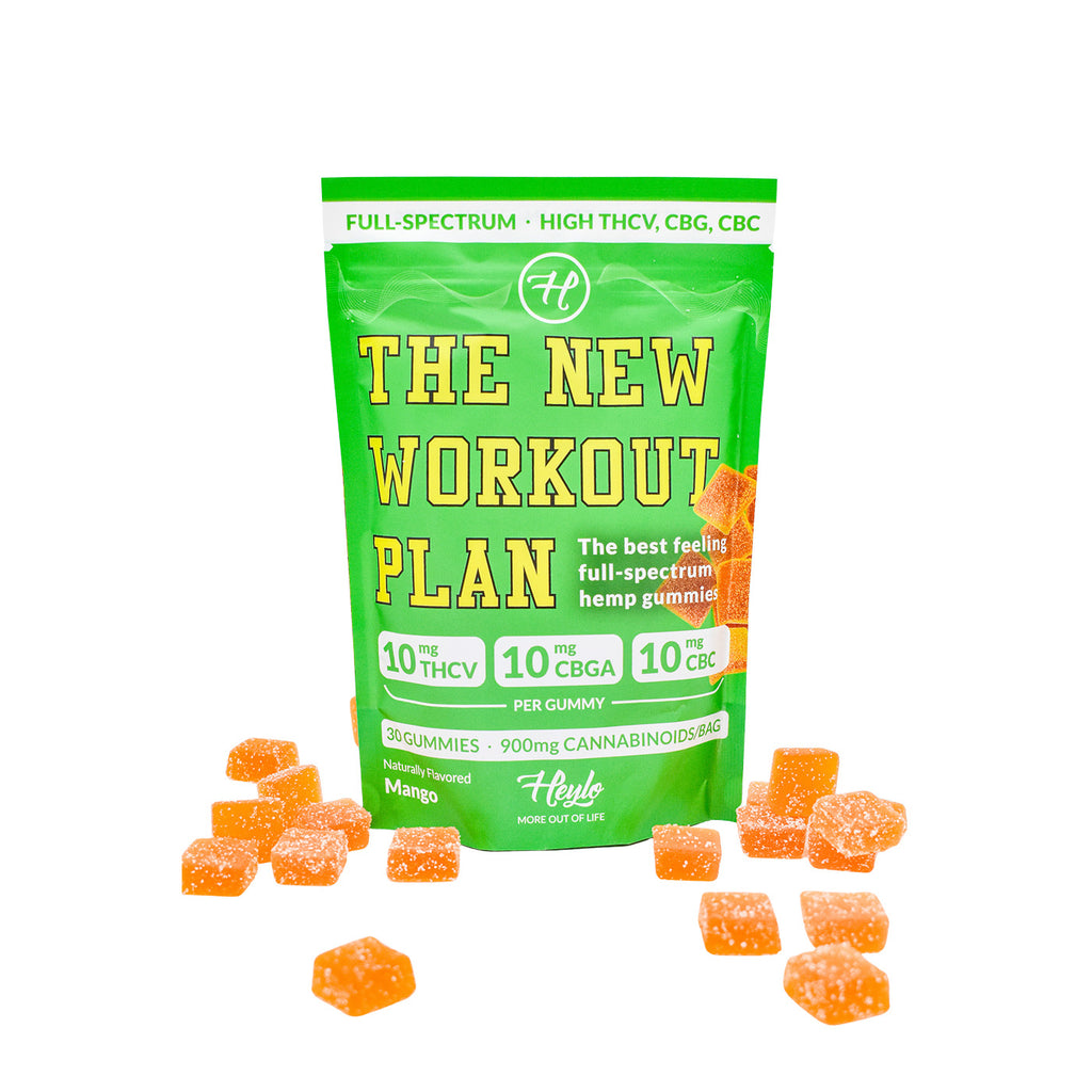 The New Workout Plan - THCV, CBG, CBC Gummies (30mg, 30 Ct)