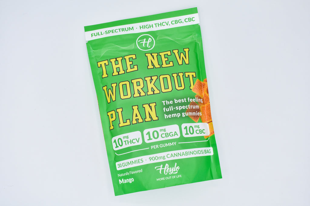 The New Workout Plan - THCV, CBG, CBC Gummies (30mg, 30 Ct)