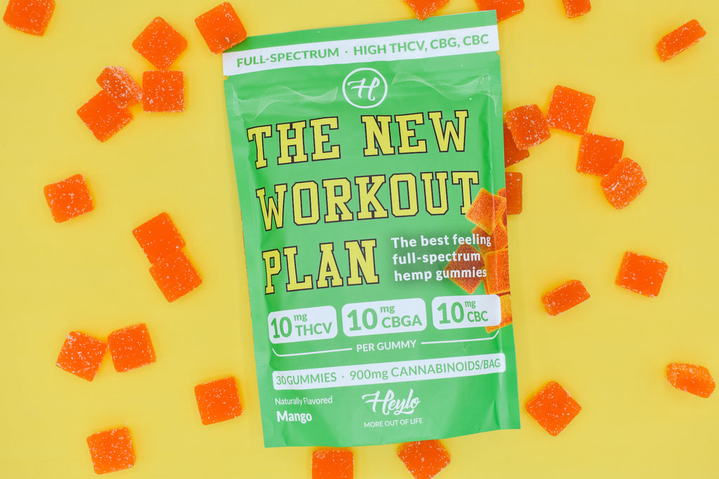 The New Workout Plan - THCV, CBG, CBC Gummies (30mg, 30 Ct)
