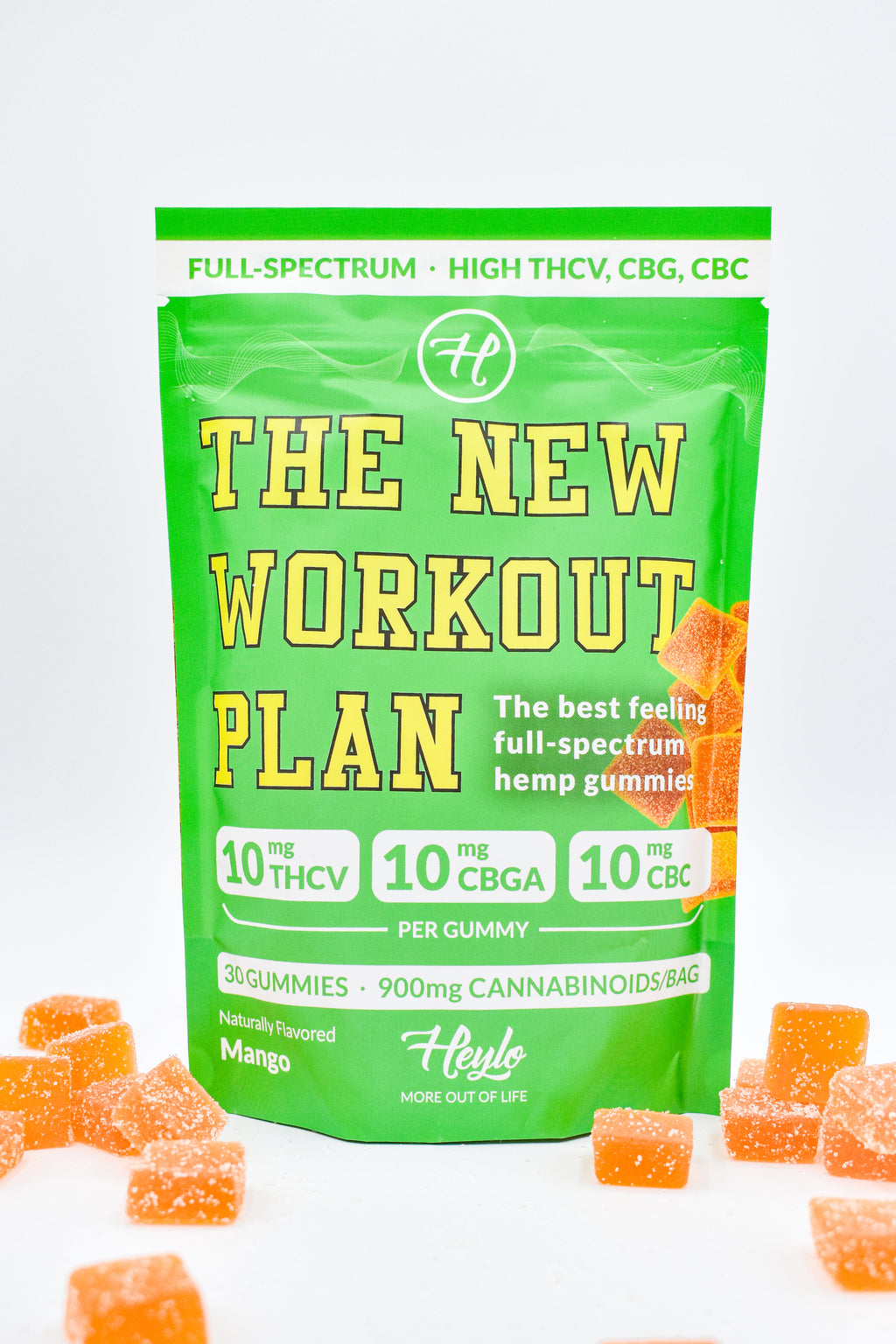 The New Workout Plan - THCV, CBG, CBC Gummies (30mg, 30 Ct)