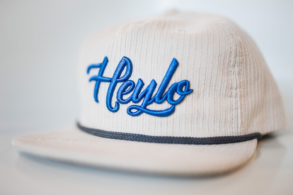 Heylo Light Beige Corduroy Hat