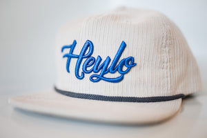 Heylo Light Beige Corduroy Hat